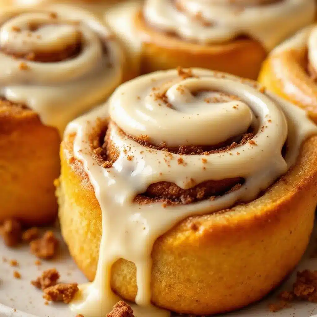pumpkin cinnamon rolls - featured image