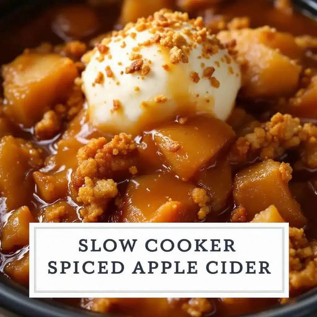 slow cooker spiced apple cider preparation steps