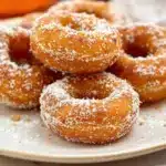 air fryer pumpkin donut holes - featured image