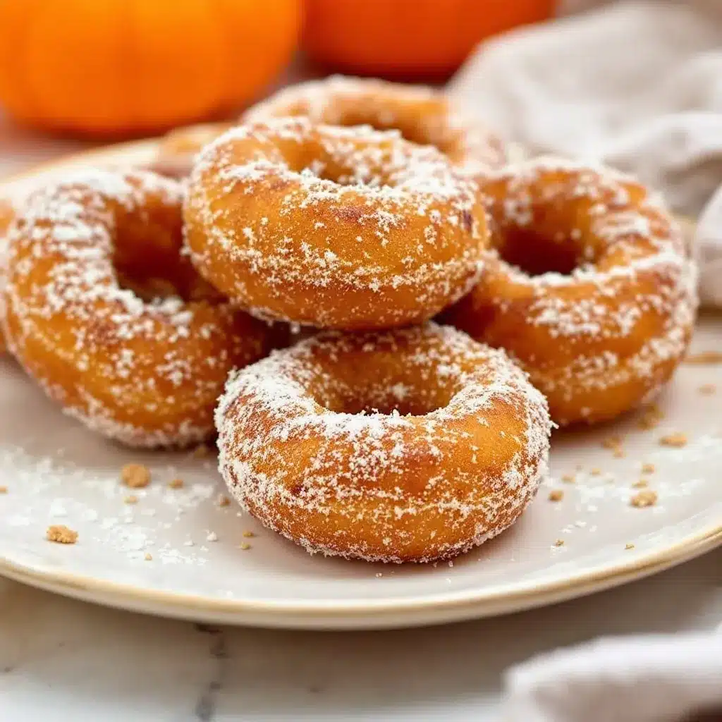 air fryer pumpkin donut holes preparation steps