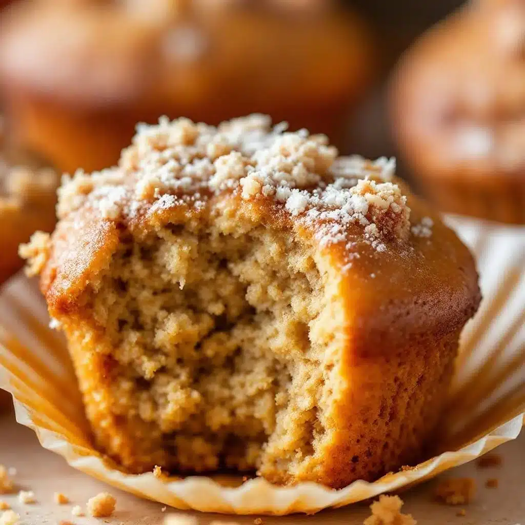 apple cider donut muffins - featured image