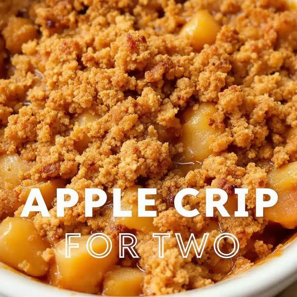 baked apple crisp for two preparation steps