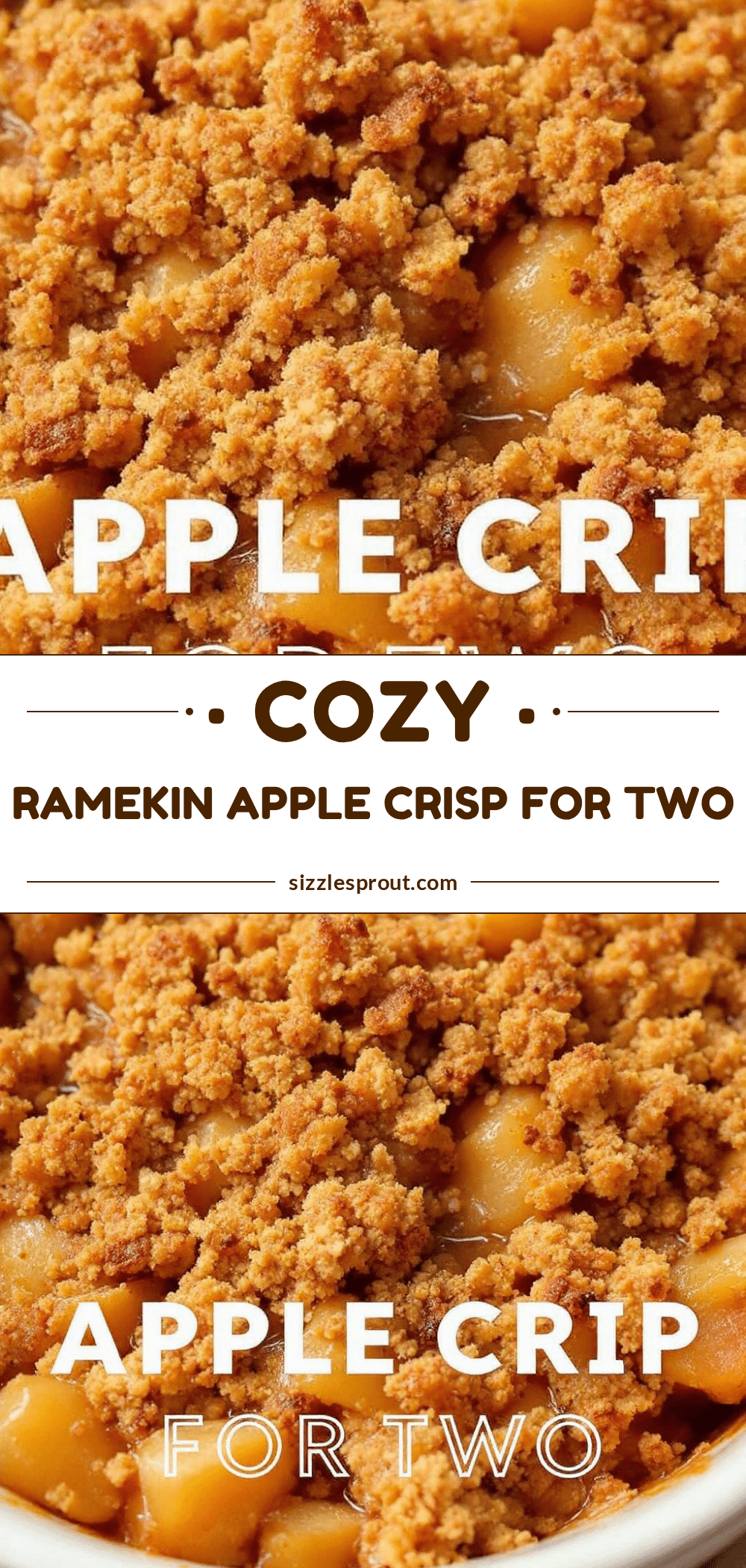 baked apple crisp for two recipe