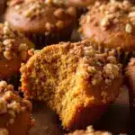 bakery-style pumpkin streusel muffins - featured image