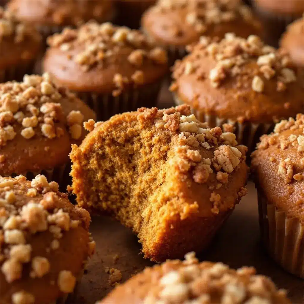 bakery-style pumpkin streusel muffins preparation steps