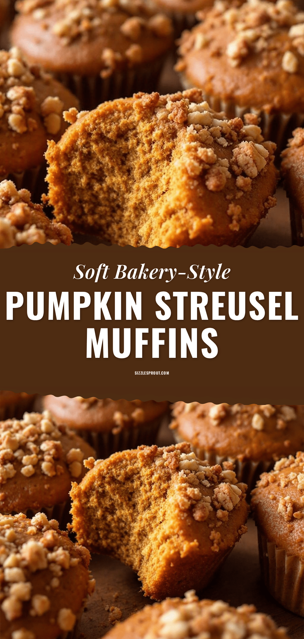 bakery-style pumpkin streusel muffins recipe