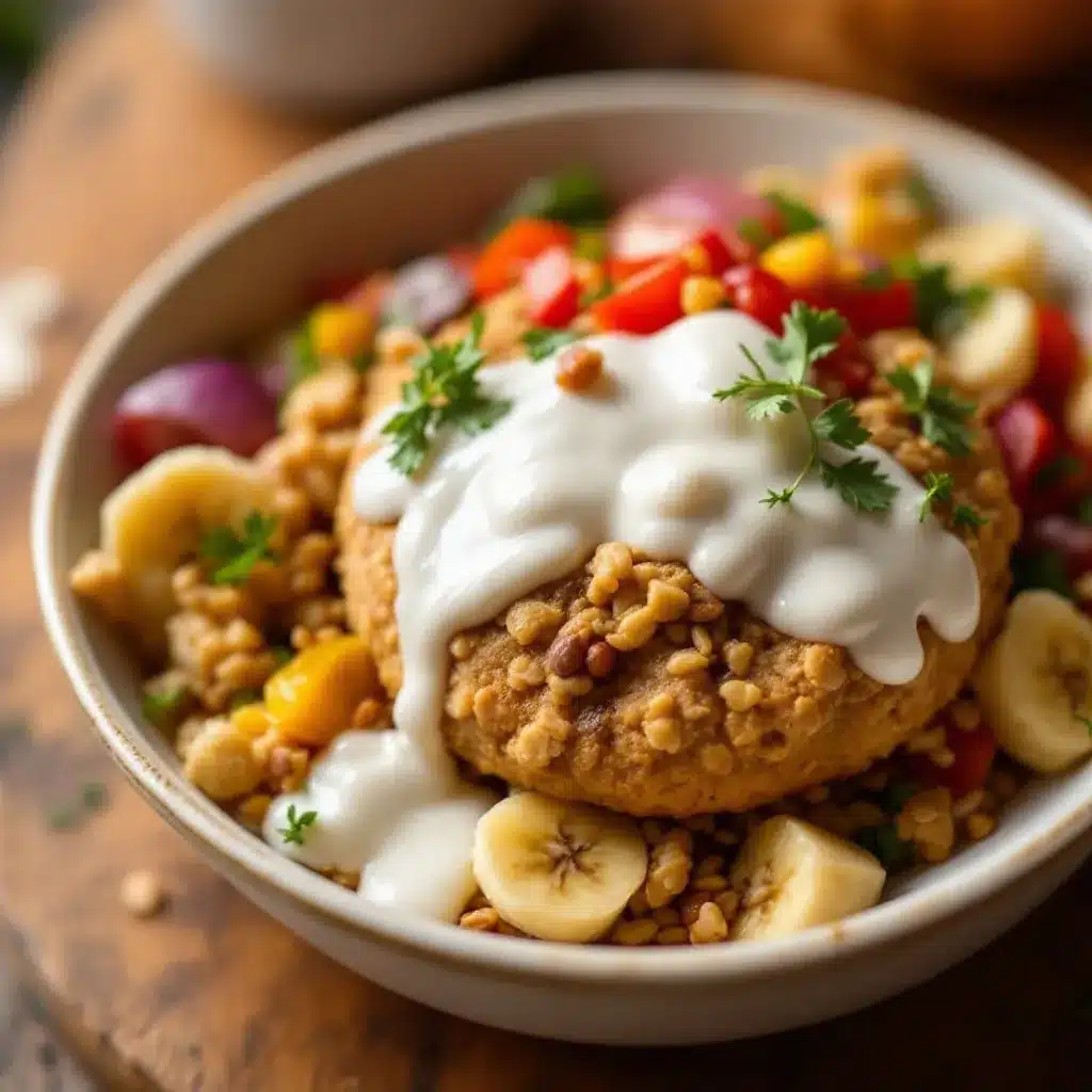 banana oat breakfast cookies preparation steps