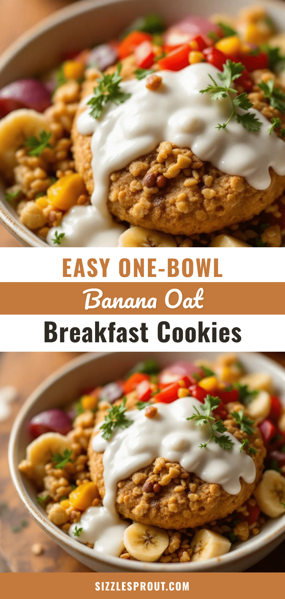 banana oat breakfast cookies recipe