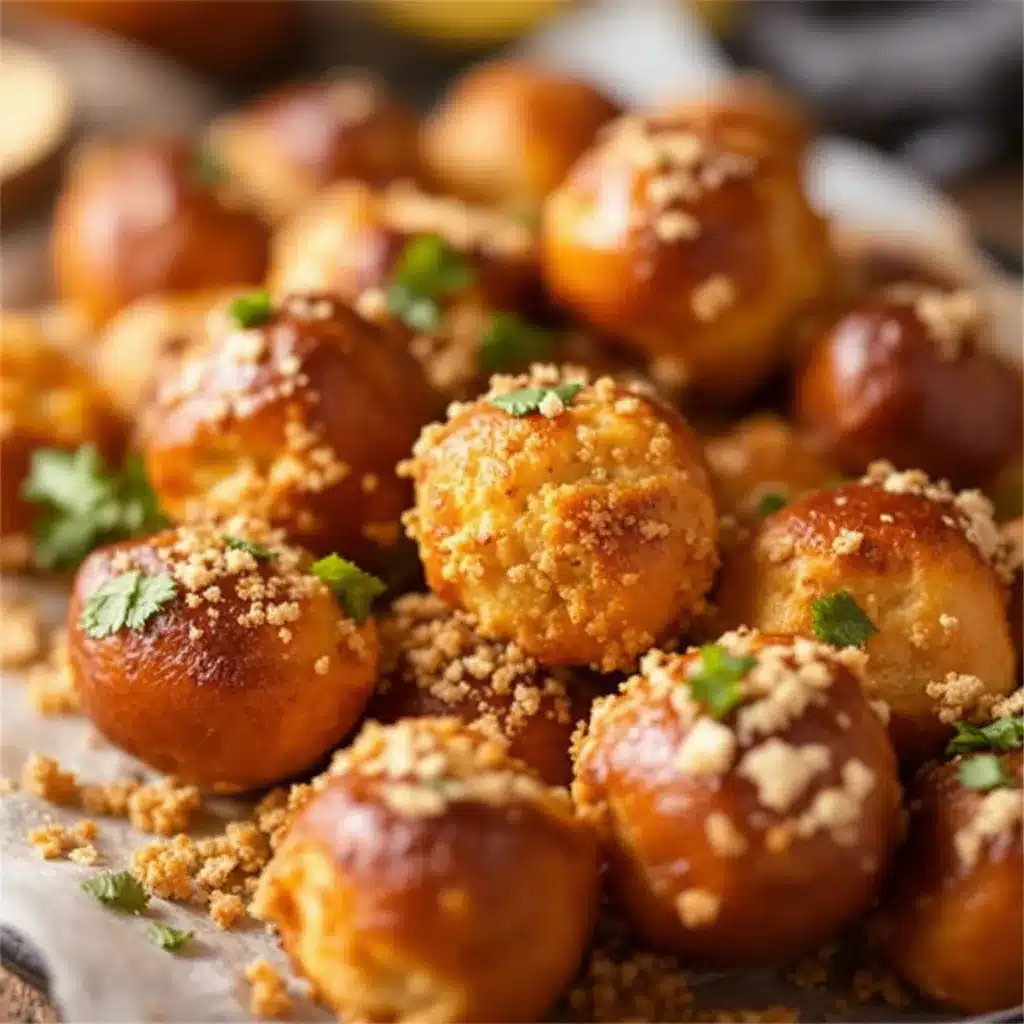 Bavarian Pretzel Bites preparation steps