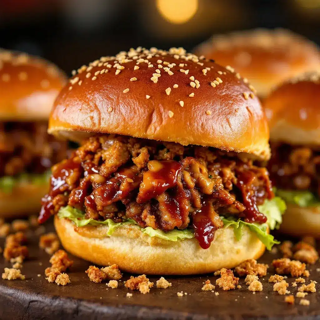 BBQ pulled pork sliders preparation steps