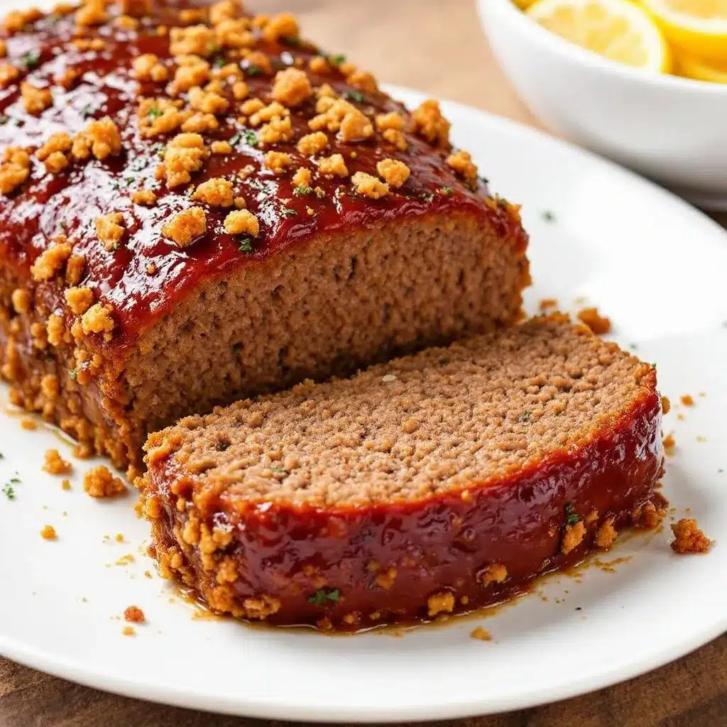 beef meatloaf with brown sugar glaze preparation steps
