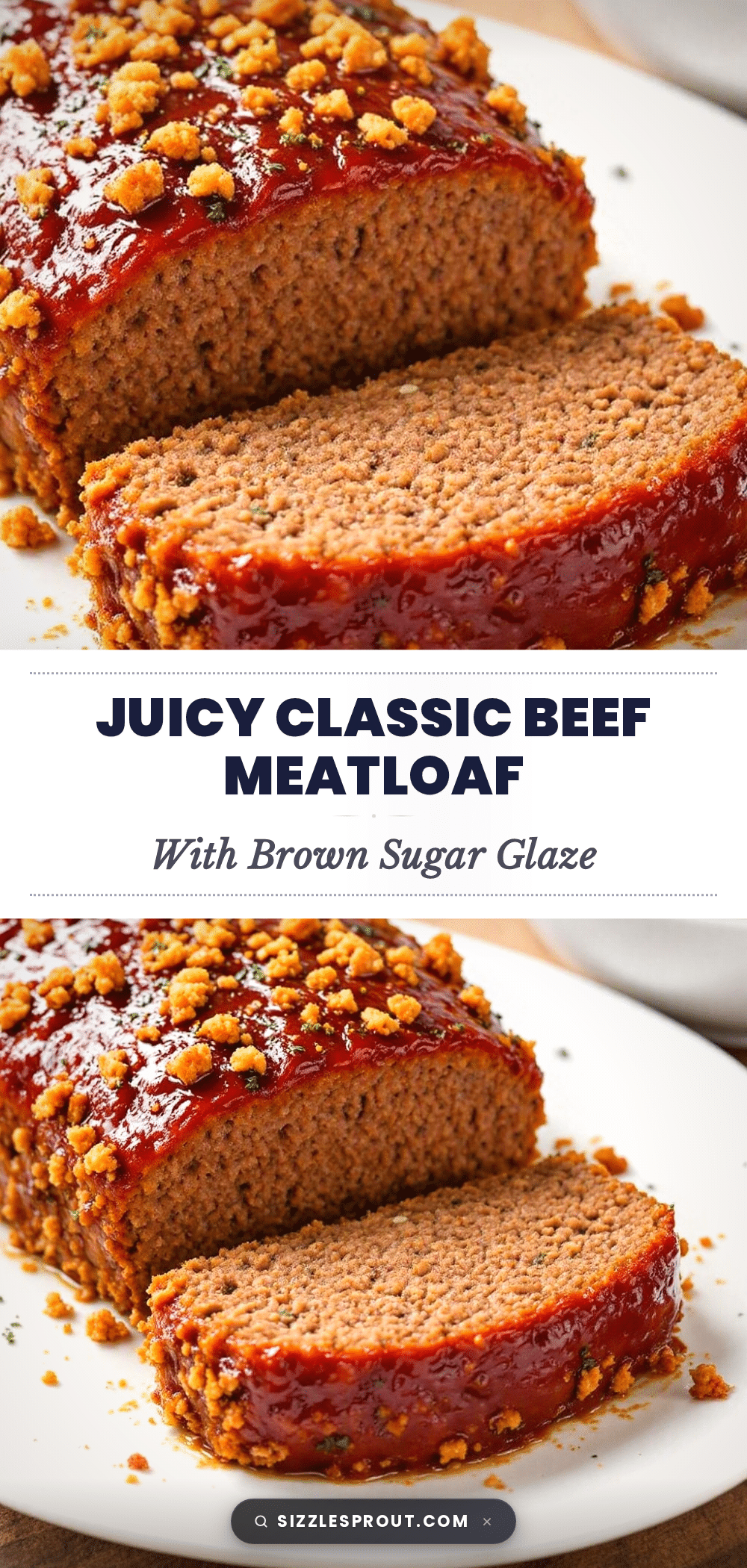 beef meatloaf with brown sugar glaze recipe