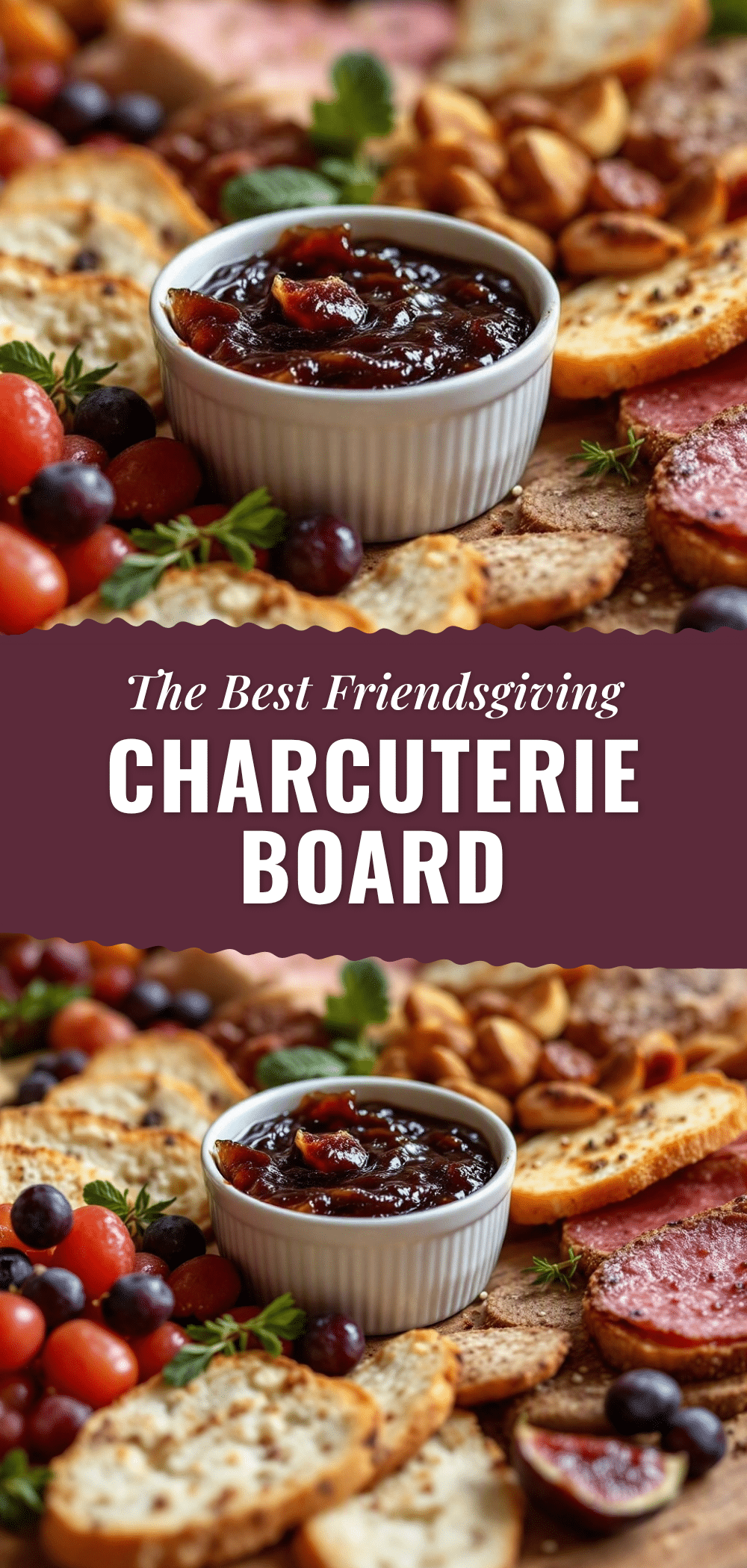 Best Friendsgiving Charcuterie Board with Fig Jam recipe
