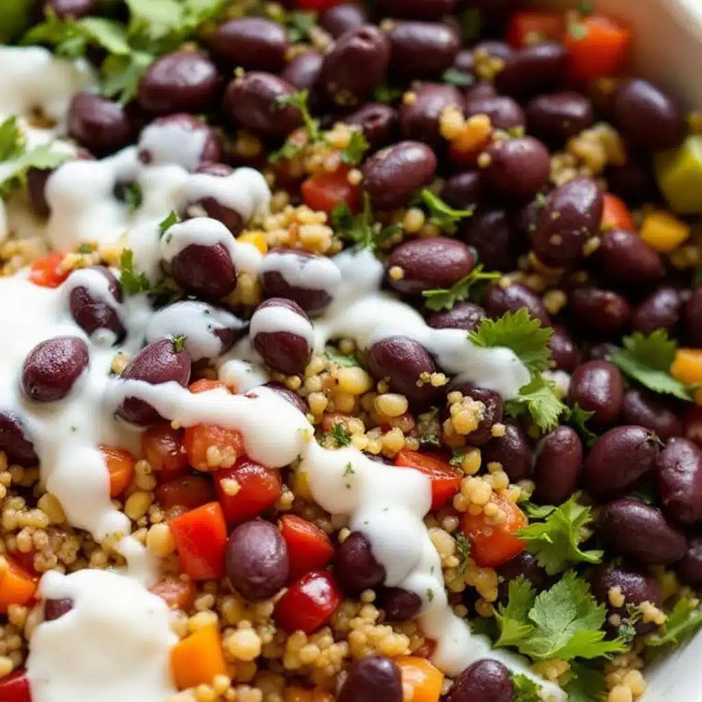 black bean quinoa salad - featured image