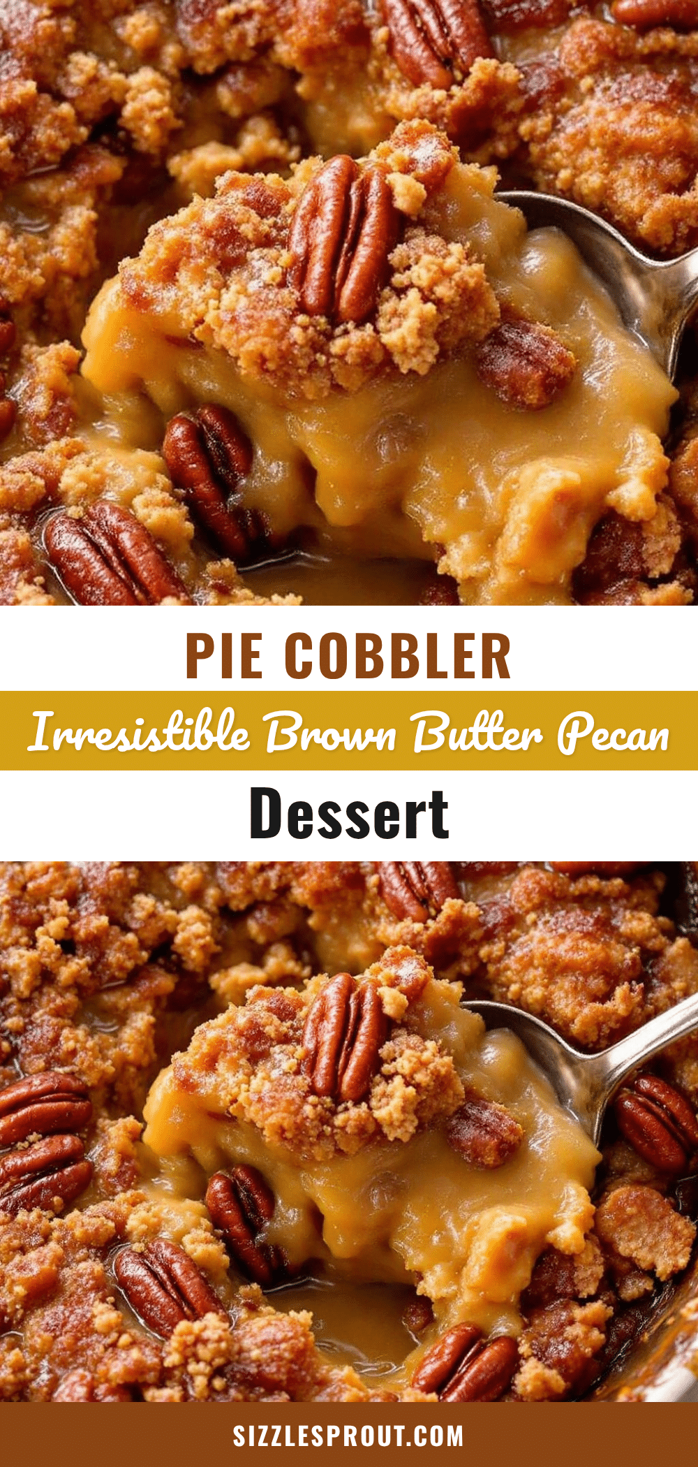 brown butter pecan pie cobbler recipe