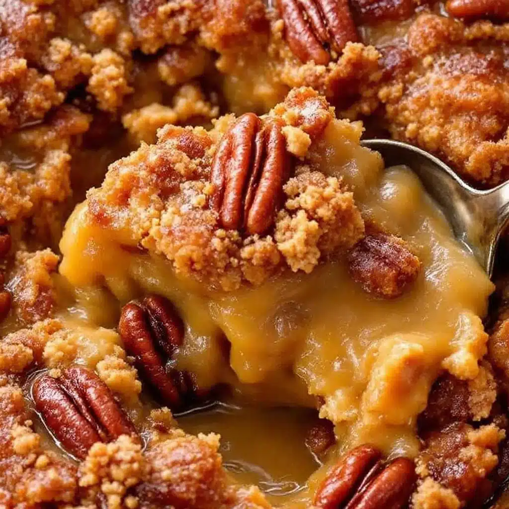 brown butter pecan pie cobbler - featured image