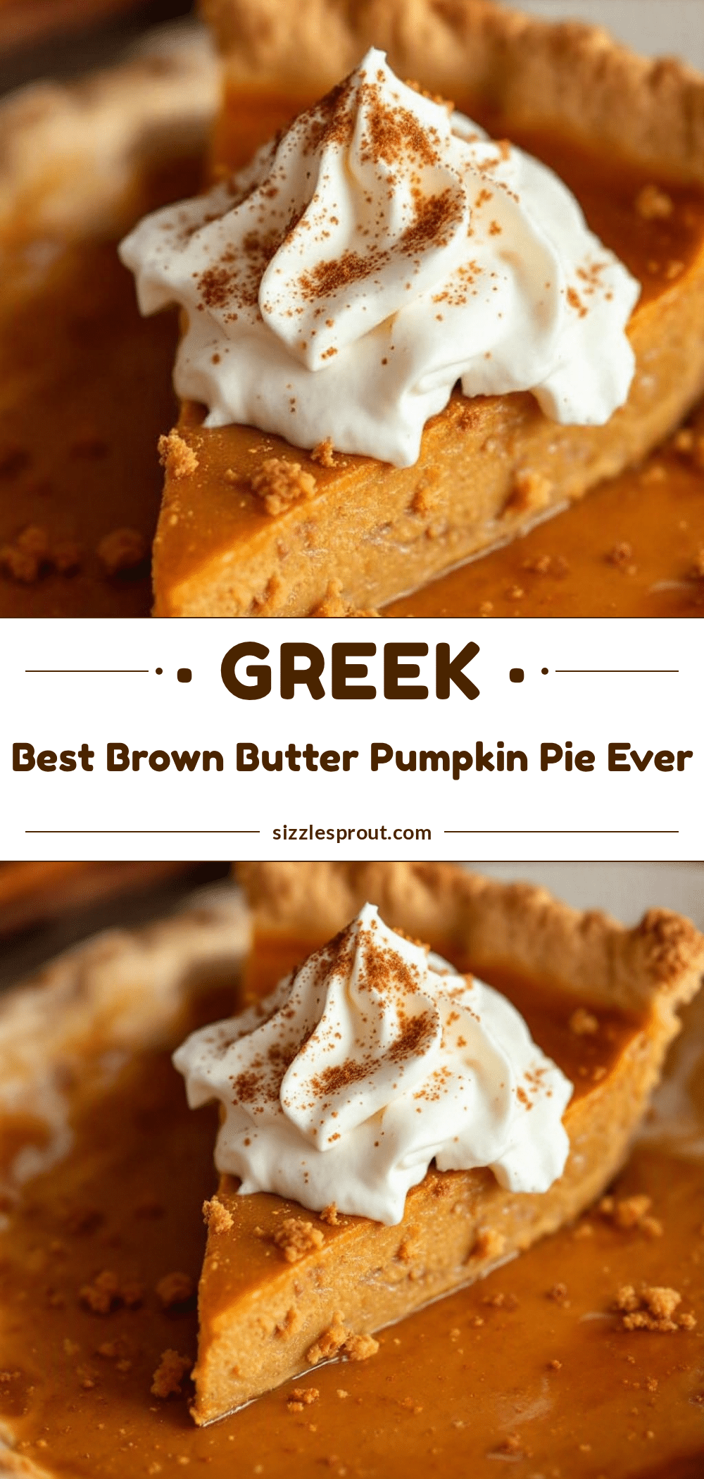 brown butter pumpkin pie recipe