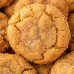 brown butter pumpkin snickerdoodle cookies - featured image