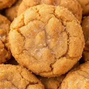 brown butter pumpkin snickerdoodle cookies - featured image