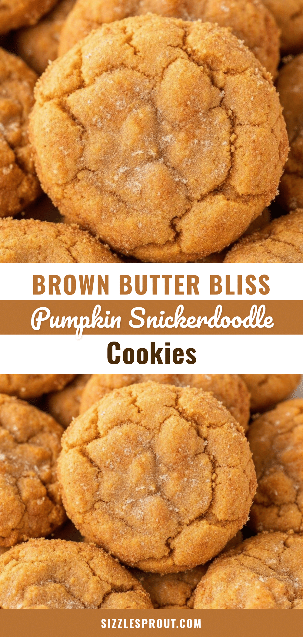brown butter pumpkin snickerdoodle cookies recipe