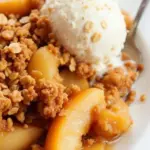 brown sugar apple crisp - featured image