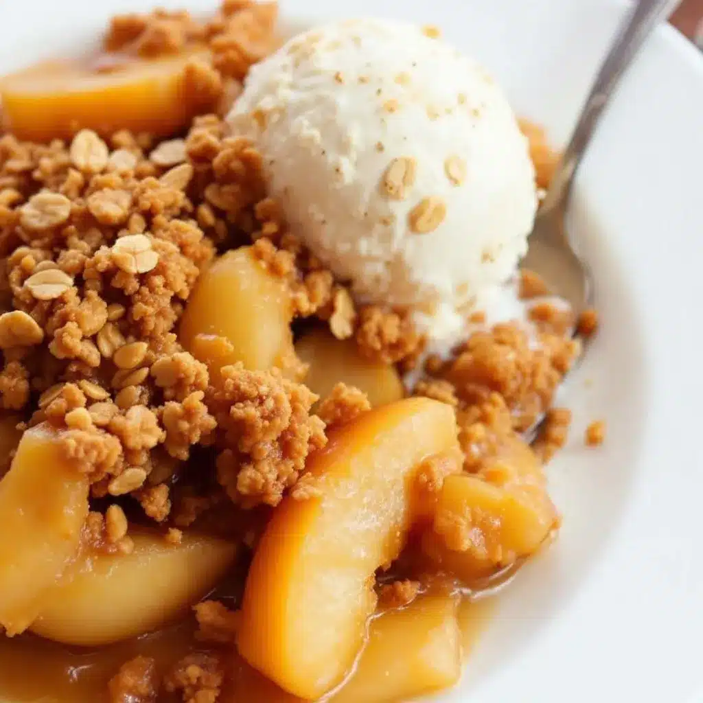 brown sugar apple crisp preparation steps