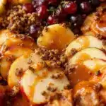 caramel apple charcuterie board - featured image