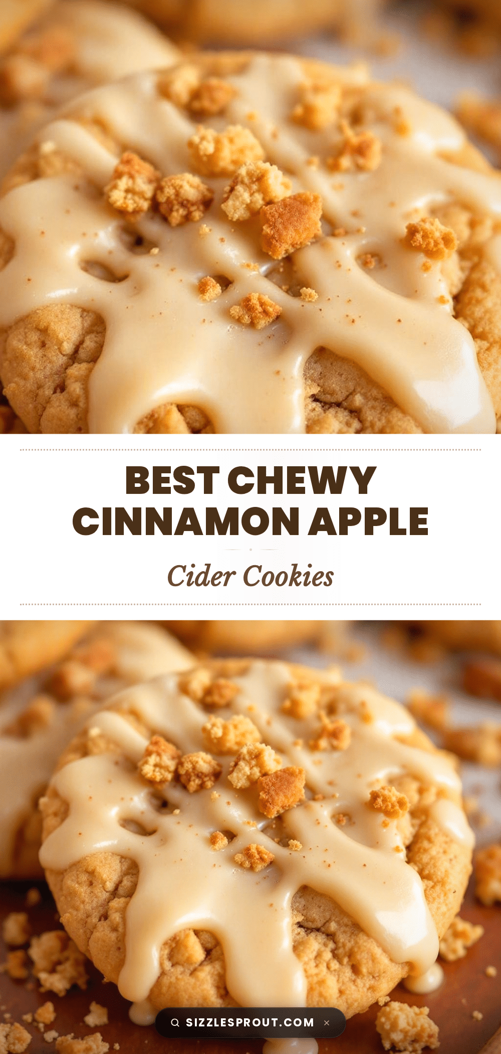 Chewy Cinnamon Apple Cider Cookies recipe