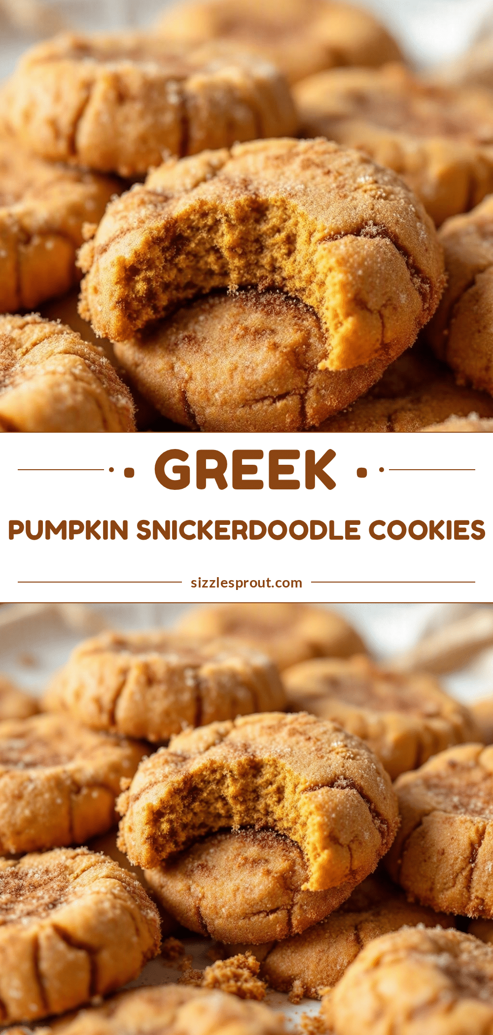 chewy pumpkin snickerdoodle cookies recipe