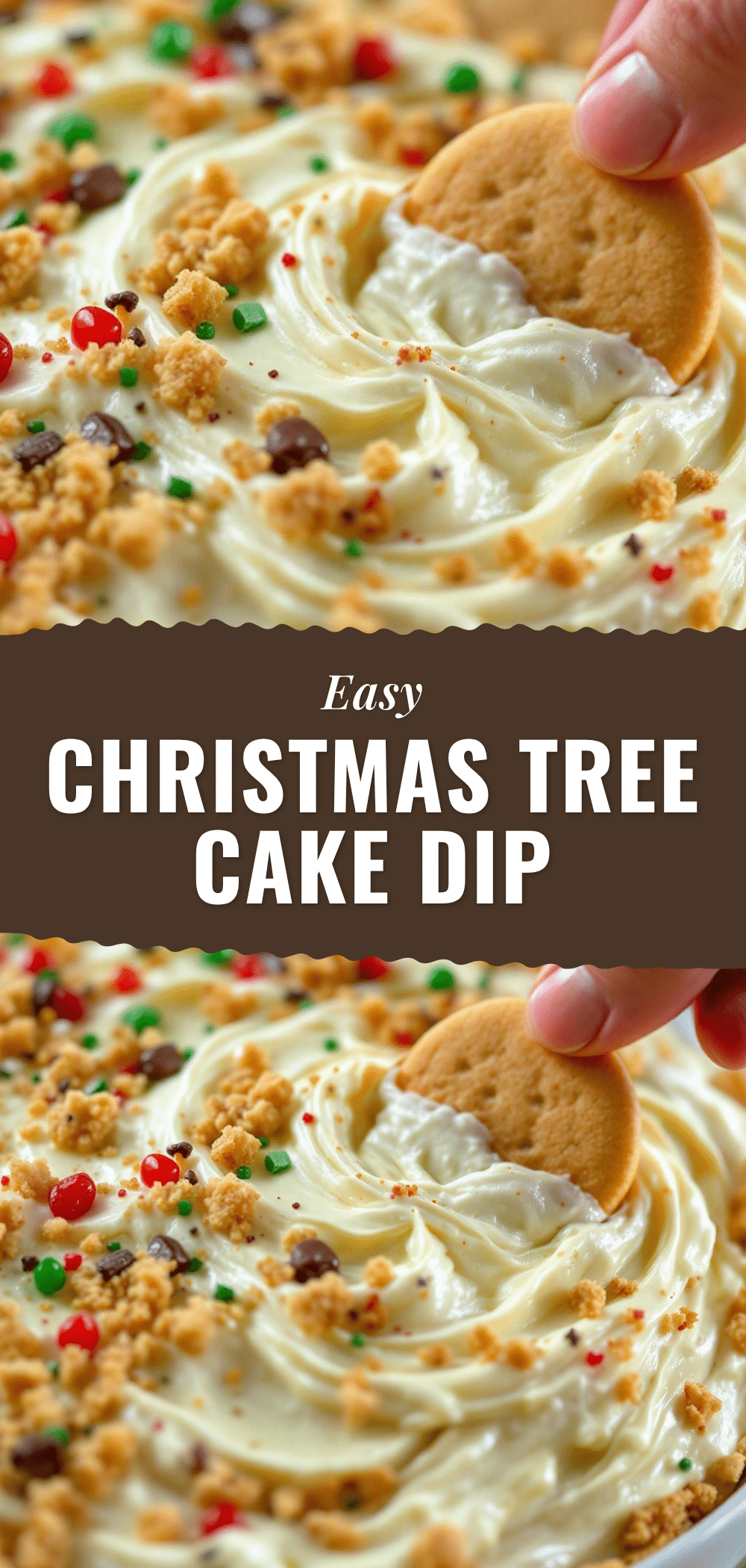 Christmas Tree Cake Dip recipe