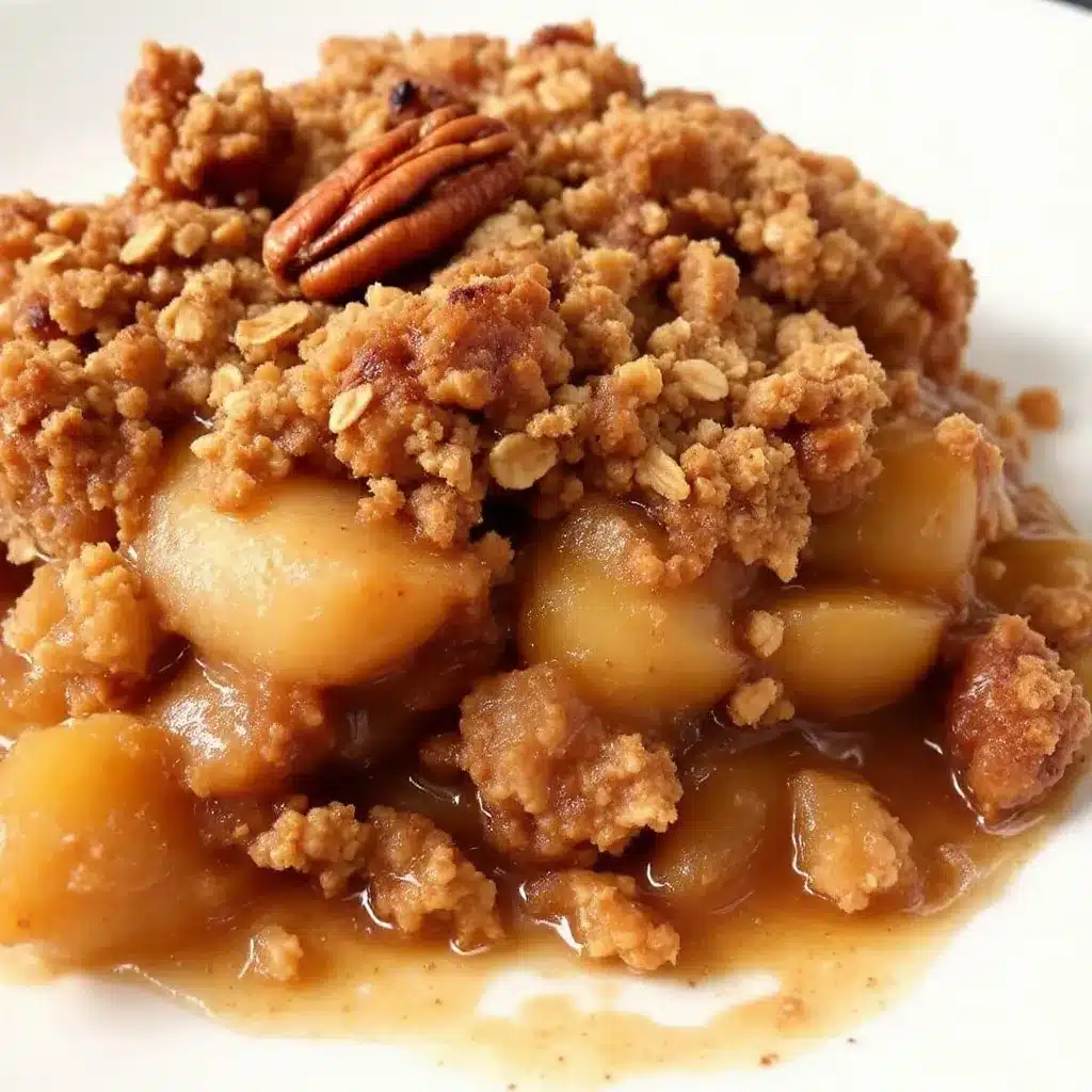 cinnamon apple crisp preparation steps