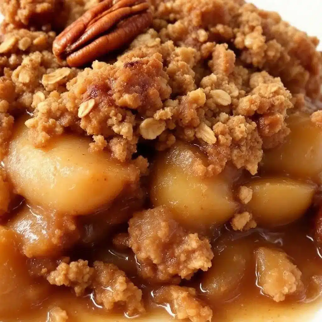 cinnamon apple crisp - featured image