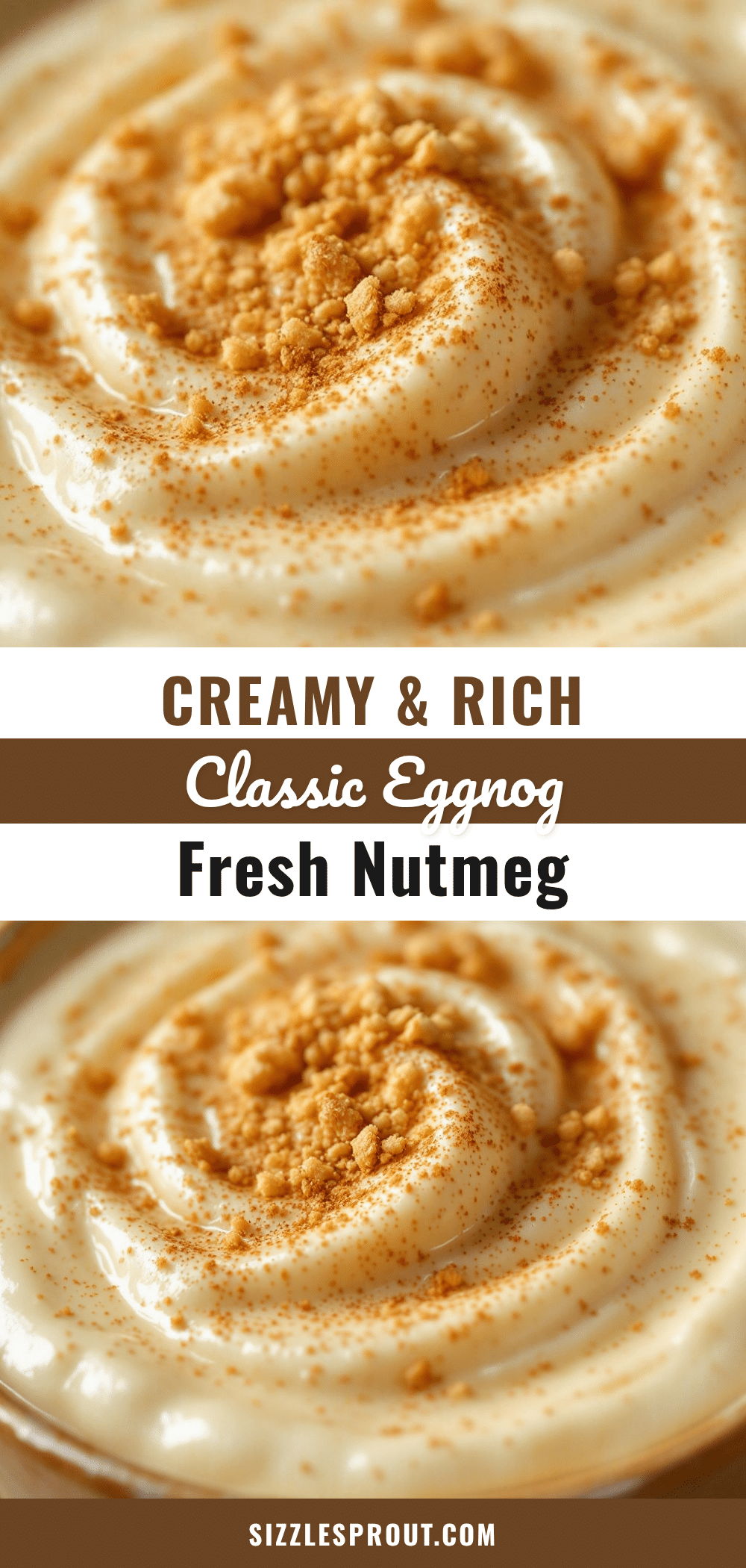classic eggnog with fresh nutmeg recipe