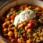 cozy friendsgiving turkey chili bar - featured image