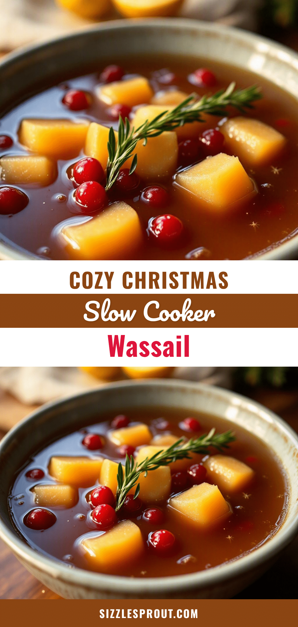 Cozy Slow Cooker Christmas Wassail recipe