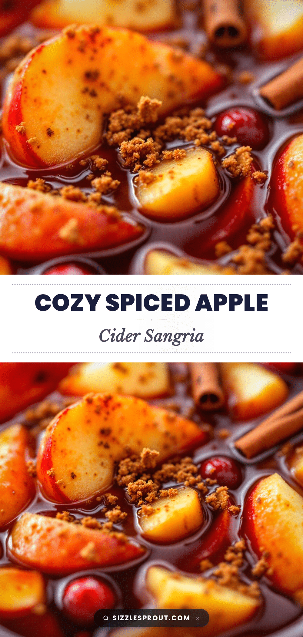Cozy Spiced Apple Cider Sangria recipe