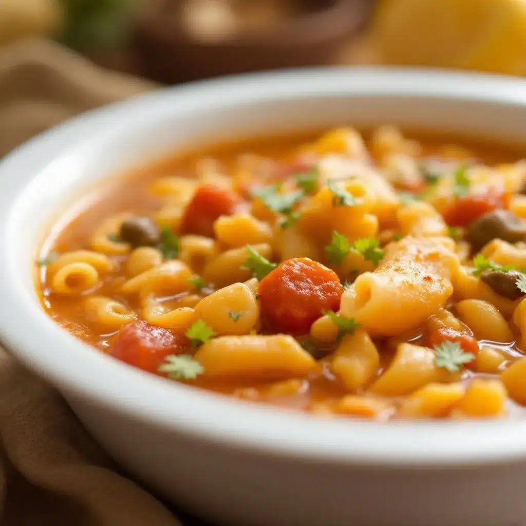 creamy copycat olive garden pasta e fagioli soup preparation steps