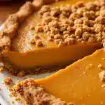 creamy homemade pumpkin pie - featured image