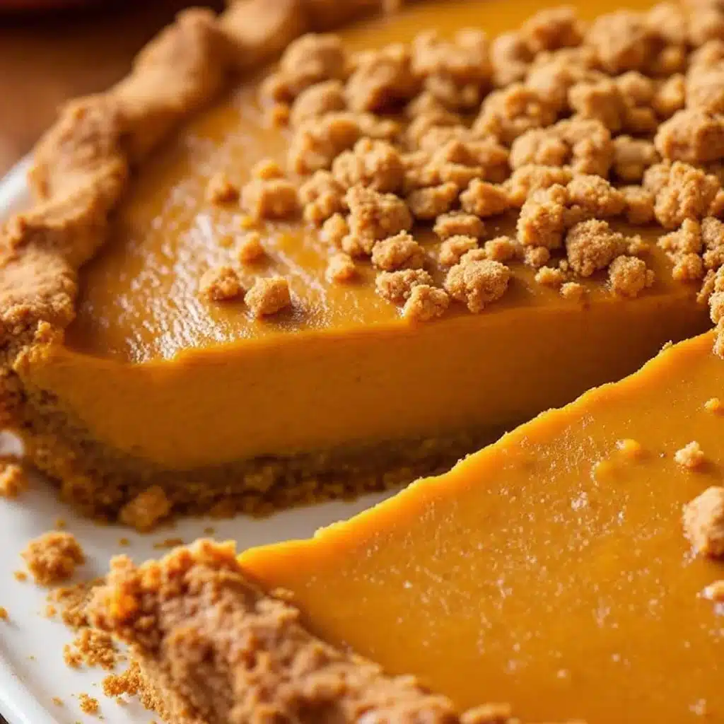 creamy homemade pumpkin pie - featured image