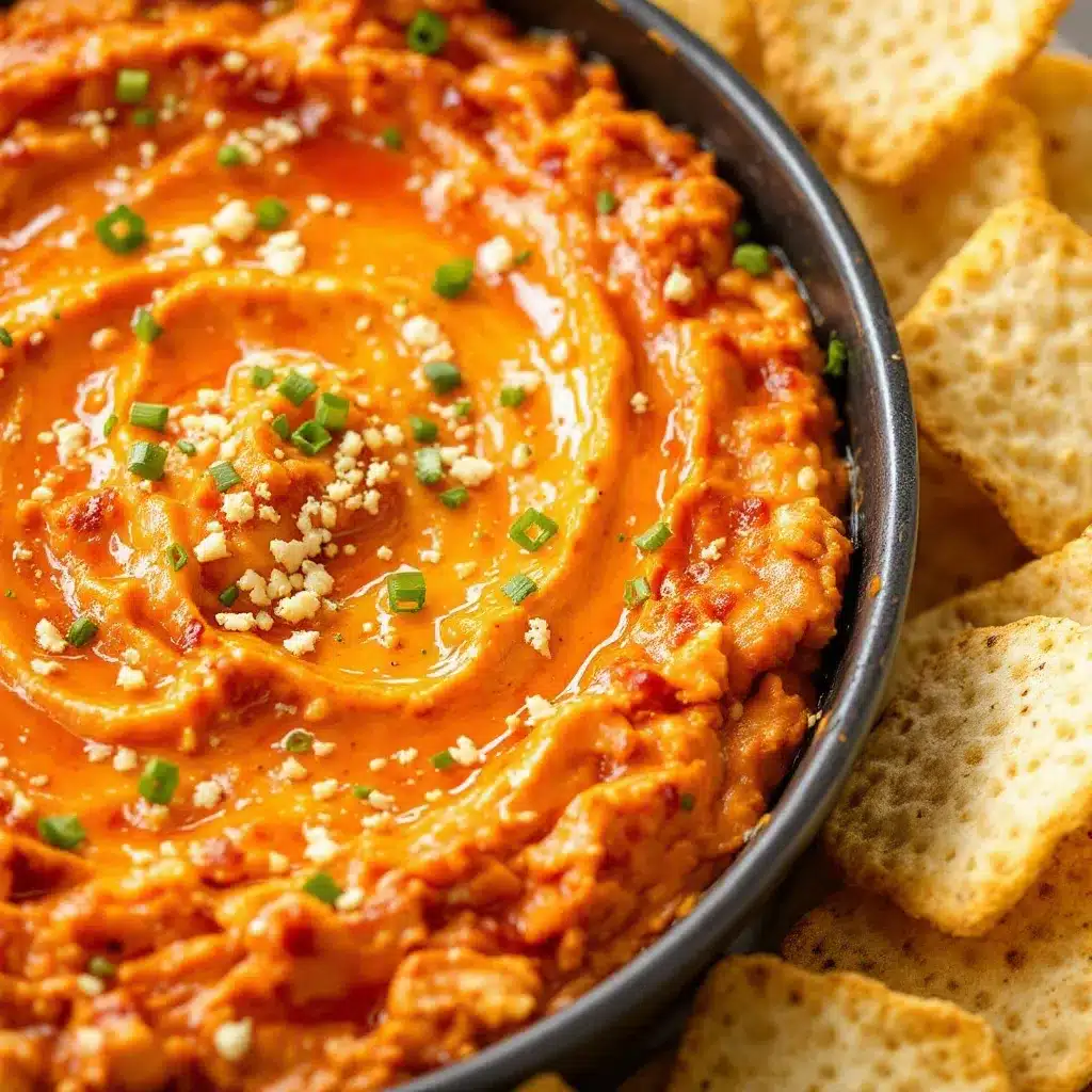 creamy hot honey buffalo chicken dip preparation steps