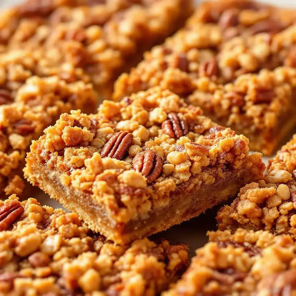 creamy maple bourbon pecan pie bars preparation steps