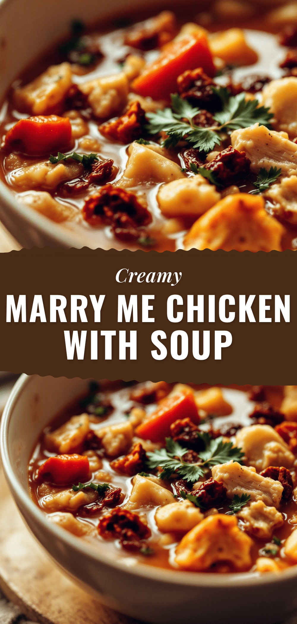 creamy marry me chicken soup recipe