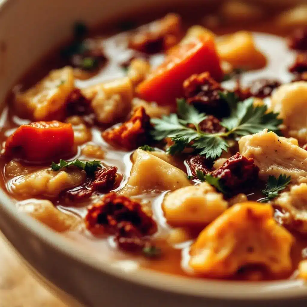 creamy marry me chicken soup - featured image