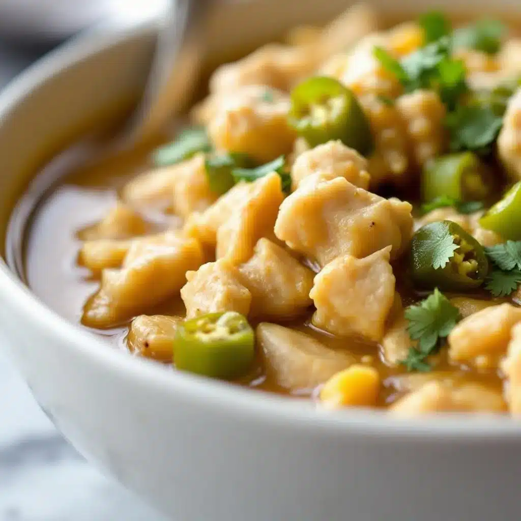 creamy smoky white chicken chili - featured image