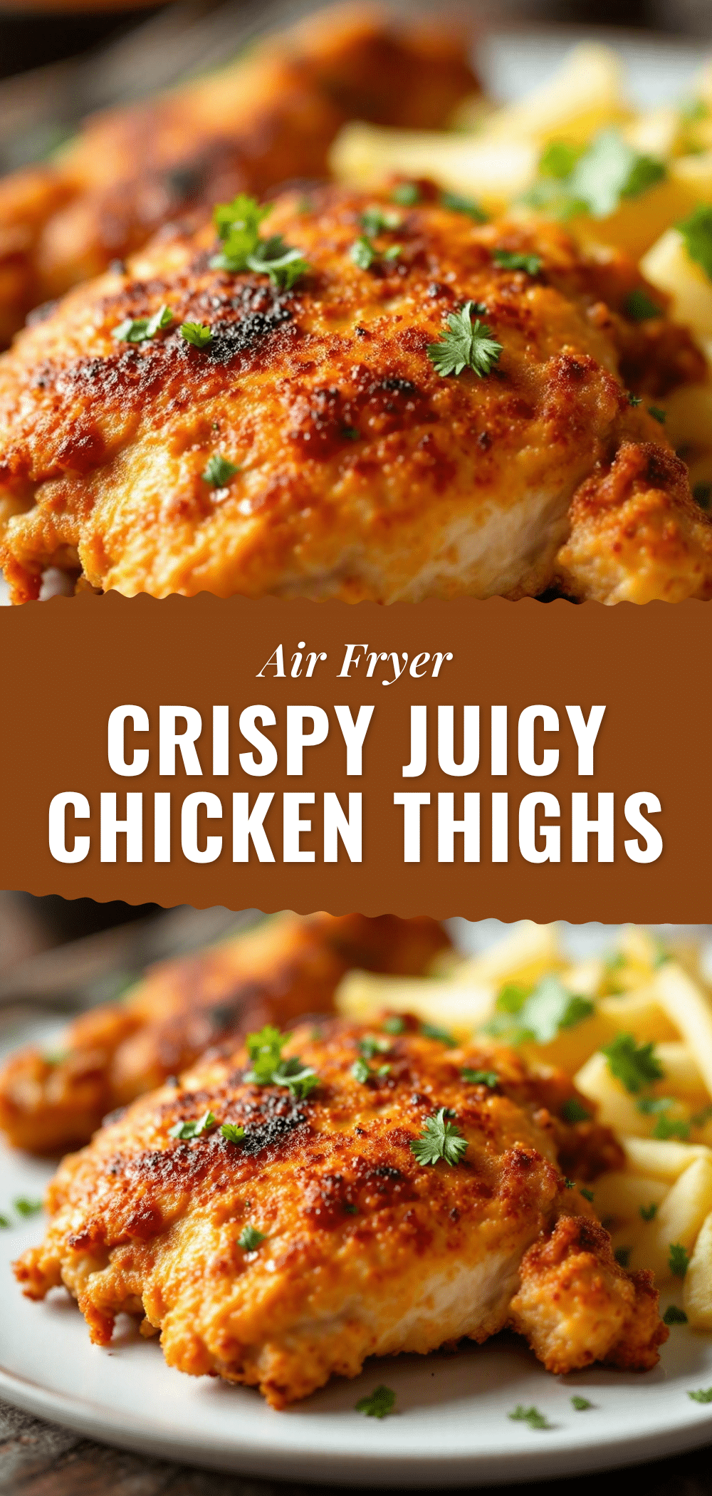 crispy air fryer chicken thighs recipe