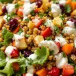 crispy autumn chopped salad - featured image