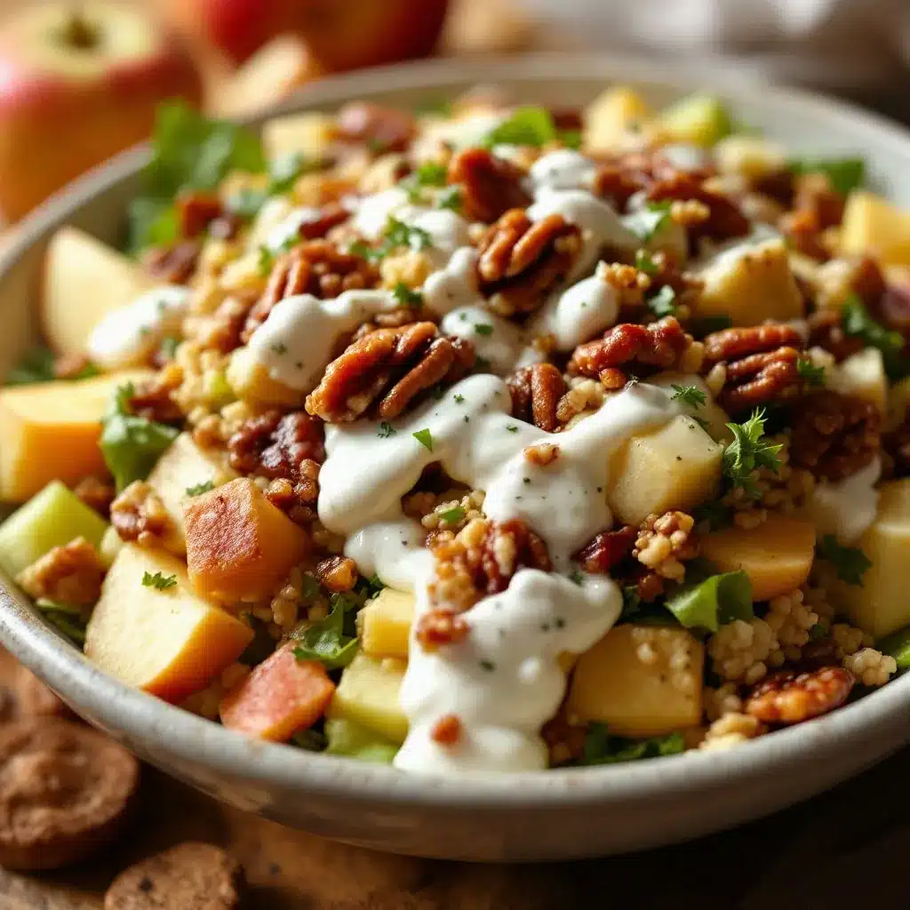 crispy autumn chopped salad preparation steps