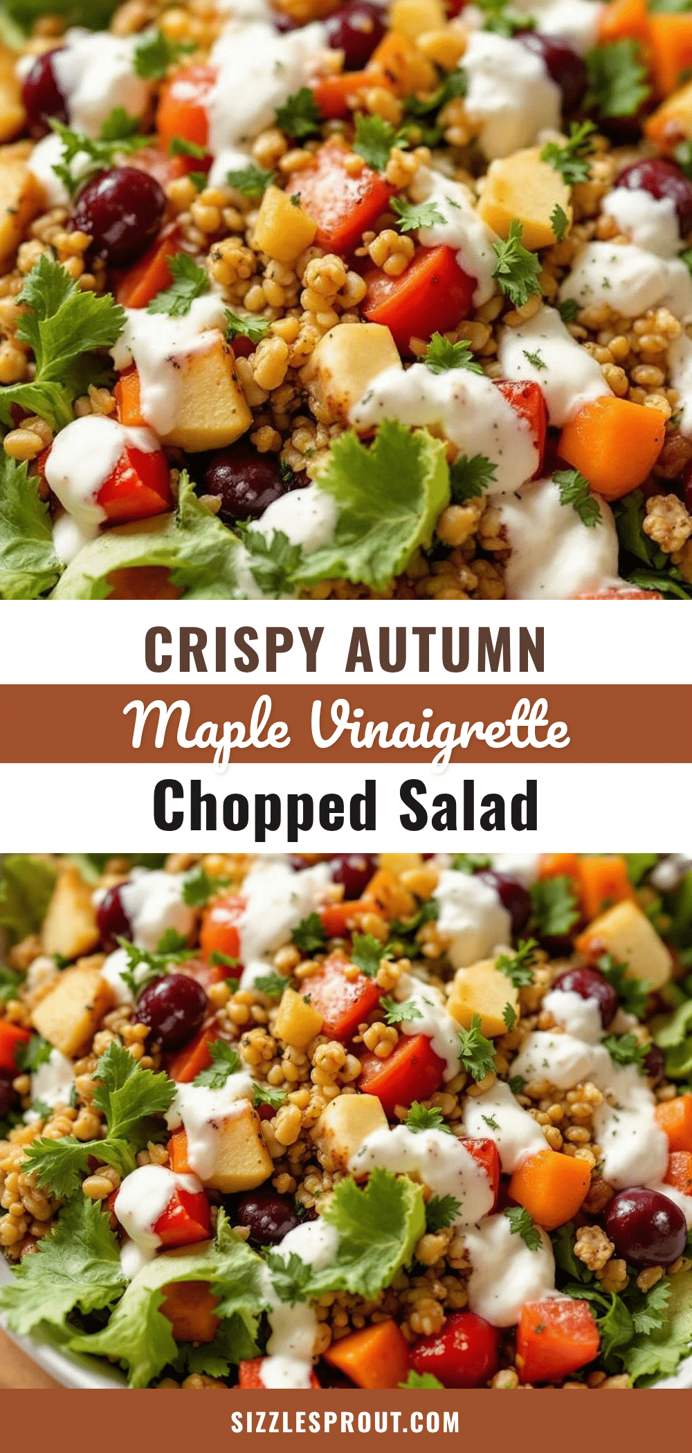 crispy autumn chopped salad recipe