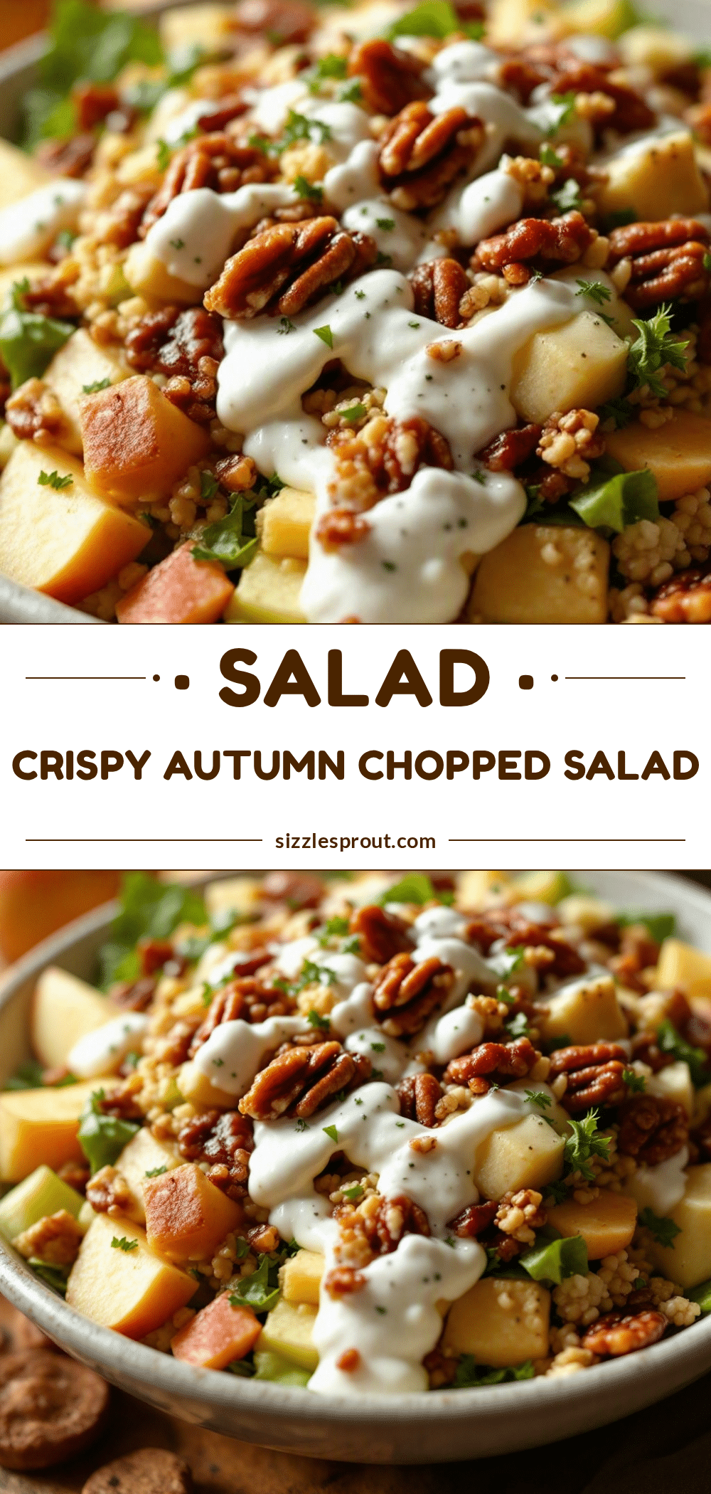 crispy autumn chopped salad recipe