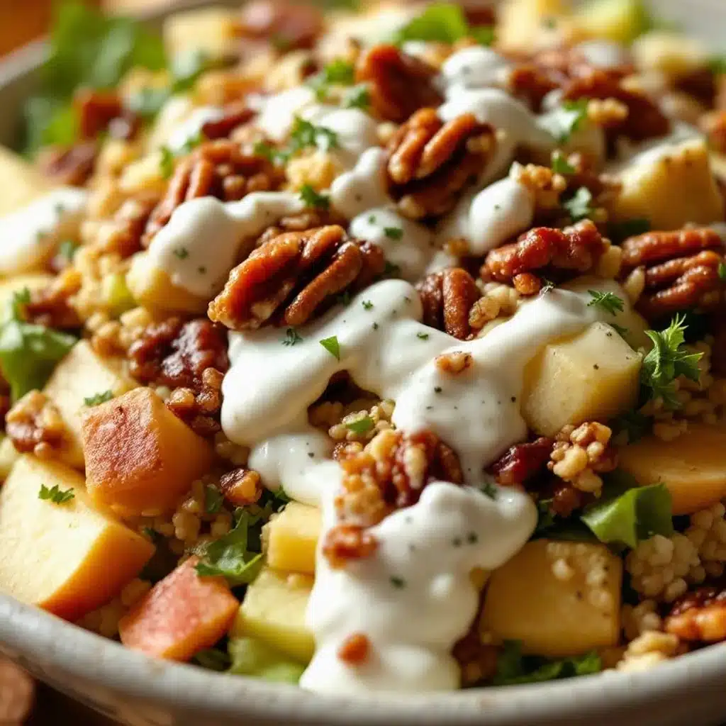 crispy autumn chopped salad - featured image